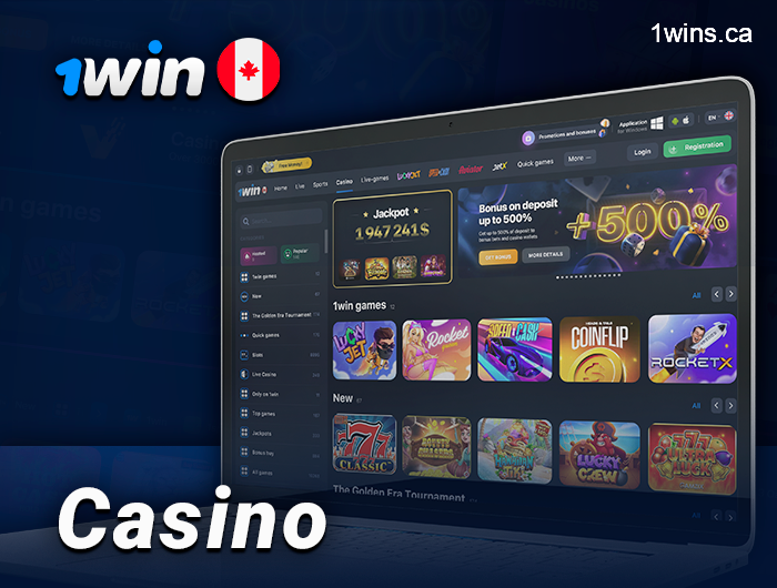 About the live casino section on 1Win - what games are there