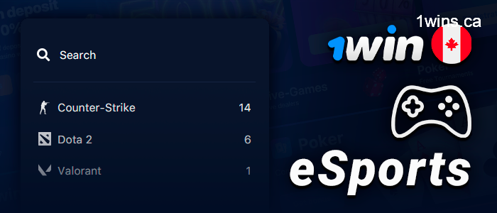 Betting on eSports events at the betting site 1Win - Dota 2, Counter-Strike, League of Legends